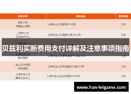 贝兹利买断费用支付详解及注意事项指南